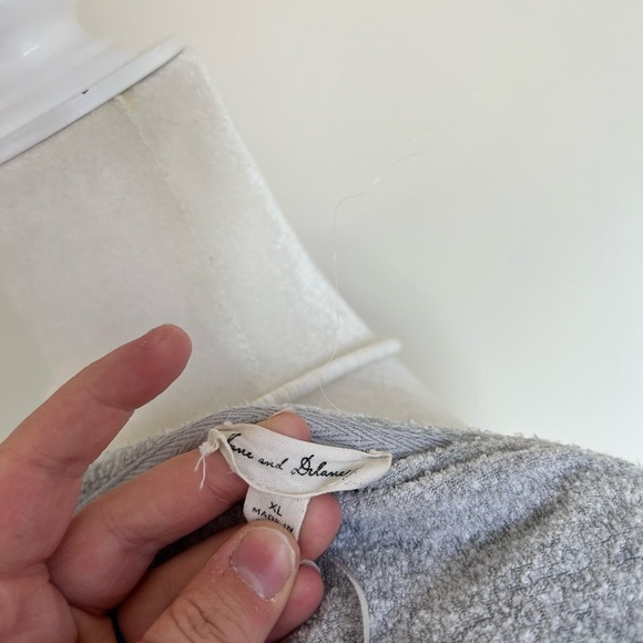 Jane & Delancey Gray Open Hooded Cardigan Size XL - Picture 9 of 9